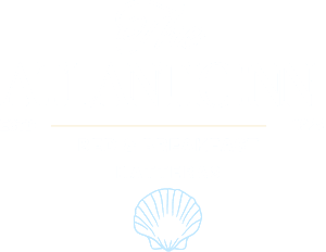 Logo of The Atlantic Inn Bed & Breakfast in Hatteras, established in 1926.